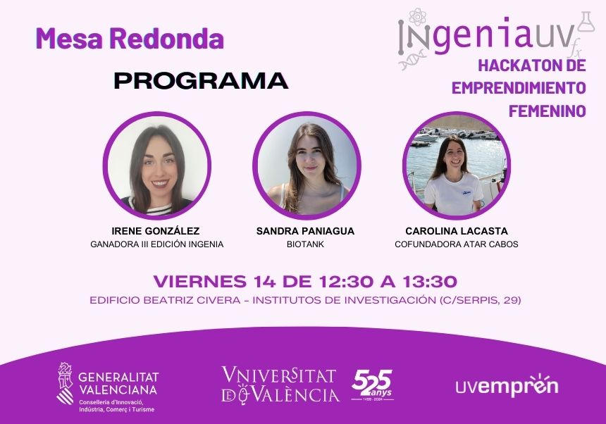 Foto presentación mujeres emprendedoras